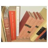 Lot of (1 Shelf) - Monet, Brain, Various Dolls, Mysterious Places, Alfred Hitchcock Books