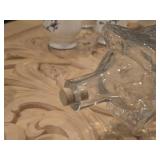 Lot of (2) Glass Corked Bottles - Pig and Pitcher