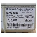 GE Marquette MAC 1200 (597223) 12-lead ECG bad battery