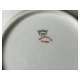 Collection of Vintage Hand Painted Plates, Nippon, Haviland Limoges, Z.S. & Co Bavaria and Crystal Vase