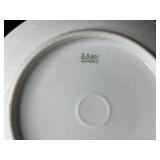 Collection of Vintage Hand Painted Plates, Nippon, Haviland Limoges, Z.S. & Co Bavaria and Crystal Vase