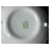 Collection of Vintage Hand Painted Plates, Nippon, Haviland Limoges, Z.S. & Co Bavaria and Crystal Vase