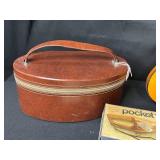 Vintage Aloha Nui Ukulele (needs tuning), Hat Box, and Pocket Fisherman with Accessories