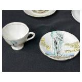 Vintage Bone China Souvenir Demitasse Cup and Saucer Collection - inc Royal Stafford