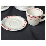 Vintage Bone China Souvenir Demitasse Cup and Saucer Collection - inc Royal Stafford