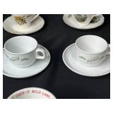 Vintage Bone China Souvenir Demitasse Cup and Saucer Collection - inc Royal Stafford