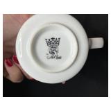 Collection of Airline China, Buffalo China Bowls, Vintage Root Beer Sign, Apple Jar, and Wooden Wall Shelves