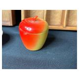 Collection of Airline China, Buffalo China Bowls, Vintage Root Beer Sign, Apple Jar, and Wooden Wall Shelves