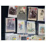 Collection of Vintage Postcards and Antique Photographs