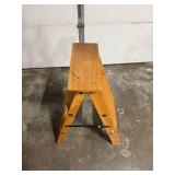 Wooden Folding Step Stool Ladder 30 Inch Height