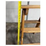 Wooden Folding Step Stool Ladder 30 Inch Height