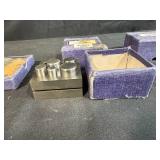 Lot of 2 Eurotool DAP-410.10 Large Economy Disc Cutters with Cases and Anvil