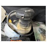 Porter-Cable Sander, Black & Decker Heat Gun, Sanding Discs and Grommet Kit Lot