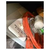 Mixed Lot of Hand Tools, Hardware, and Storage Supplies