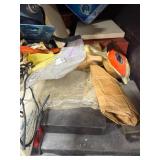 Mixed Lot of Hand Tools, Hardware, and Storage Supplies