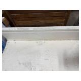 Antique White Painted Wooden Dresser with Three Drawers