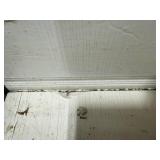 Antique White Painted Wooden Dresser with Three Drawers