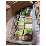 Collection of Sandpaper Rolls, Discs, and Abrasive Pads Assorted Grits