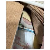 Collection of Sandpaper Rolls, Discs, and Abrasive Pads Assorted Grits