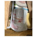 Collection of Sandpaper Rolls, Discs, and Abrasive Pads Assorted Grits