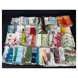 Collection of Vintage Printed Handkerchiefs Assorted Designs