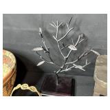 Collection of Vintage Woven Baskets, Decorative Boxes, and Wood Stool