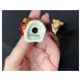 Vintage Pottery and Collectible Decor Assortment Including Nemadji Mini Vases