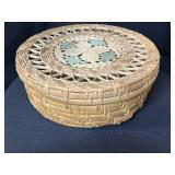 Collection of Woven Baskets and Wooden Decorative Items