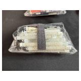 Large Assortment of Beads and Thread with Storage Bin