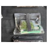 Large Assortment of Beads and Thread with Storage Bin