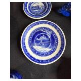 Eclectic Collection of Glassware, Porcelain, Art, Flags, and Decorative Items