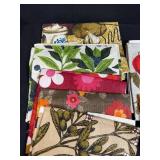 Vintage Kitchenware Collection with Glasses, Cookie Cutters and Printed Linens