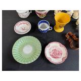 Vintage Kitchenware Collection with Glasses, Cookie Cutters and Printed Linens