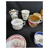 Vintage Kitchenware Collection with Glasses, Cookie Cutters and Printed Linens