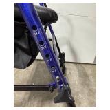 Lumex Adjustable Rollator Walker with Padded Seat and Storage Pouch