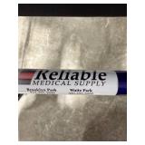 Lumex Adjustable Rollator Walker with Padded Seat and Storage Pouch