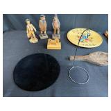 Collection of Hand-Carved Norwegian Folk Art Decor and Figurines
