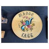 Collection of Hand-Carved Norwegian Folk Art Decor and Figurines