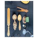 Collection of Hand-Carved Norwegian Folk Art Decor and Figurines