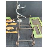 Collection of Hand-Carved Norwegian Folk Art Decor and Figurines