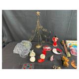 Collection of Vintage Christmas Ornaments and Holiday Decor
