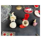 Collection of Vintage Christmas Ornaments and Holiday Decor