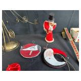 Collection of Vintage Christmas Ornaments and Holiday Decor