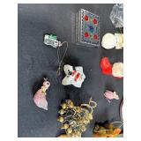 Collection of Vintage Christmas Ornaments and Holiday Decor