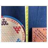 Collection of Vintage Chinese Checkers Game Boards Assorted Designs