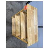 Wooden 4-Shelf Bookcase 39x13x30 Inches