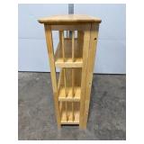 Wooden 4-Shelf Bookcase 39x13x30 Inches