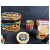 Vintage Souvenir Collectibles and Kitchenware Lot with Ceramic Tea Bag Holders and Miniatures