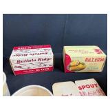 Vintage Souvenir Collectibles and Kitchenware Lot with Ceramic Tea Bag Holders and Miniatures