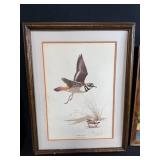 Collection of Artwork Pieces - Framed Paintings, Print, Carving, and Heritage Navy Poster